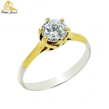 Серебро Цирконий Драгоценное кольцо